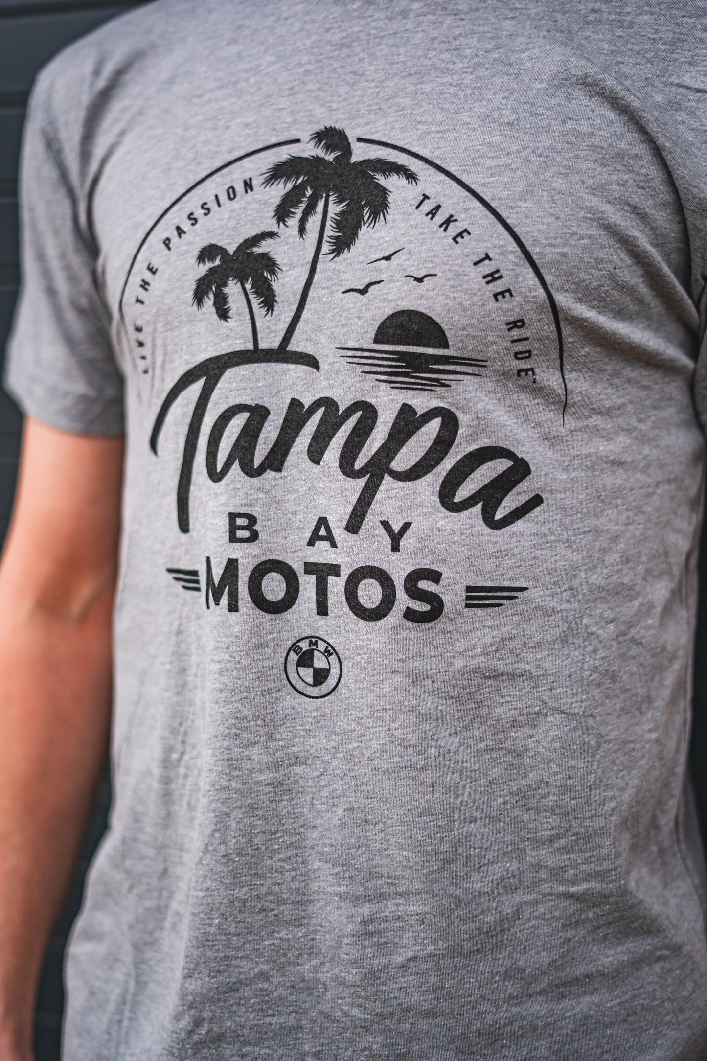 Tampa Bay Motos Grey T-Shirt