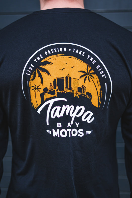Tampa Bay Motos Black Long Sleeve